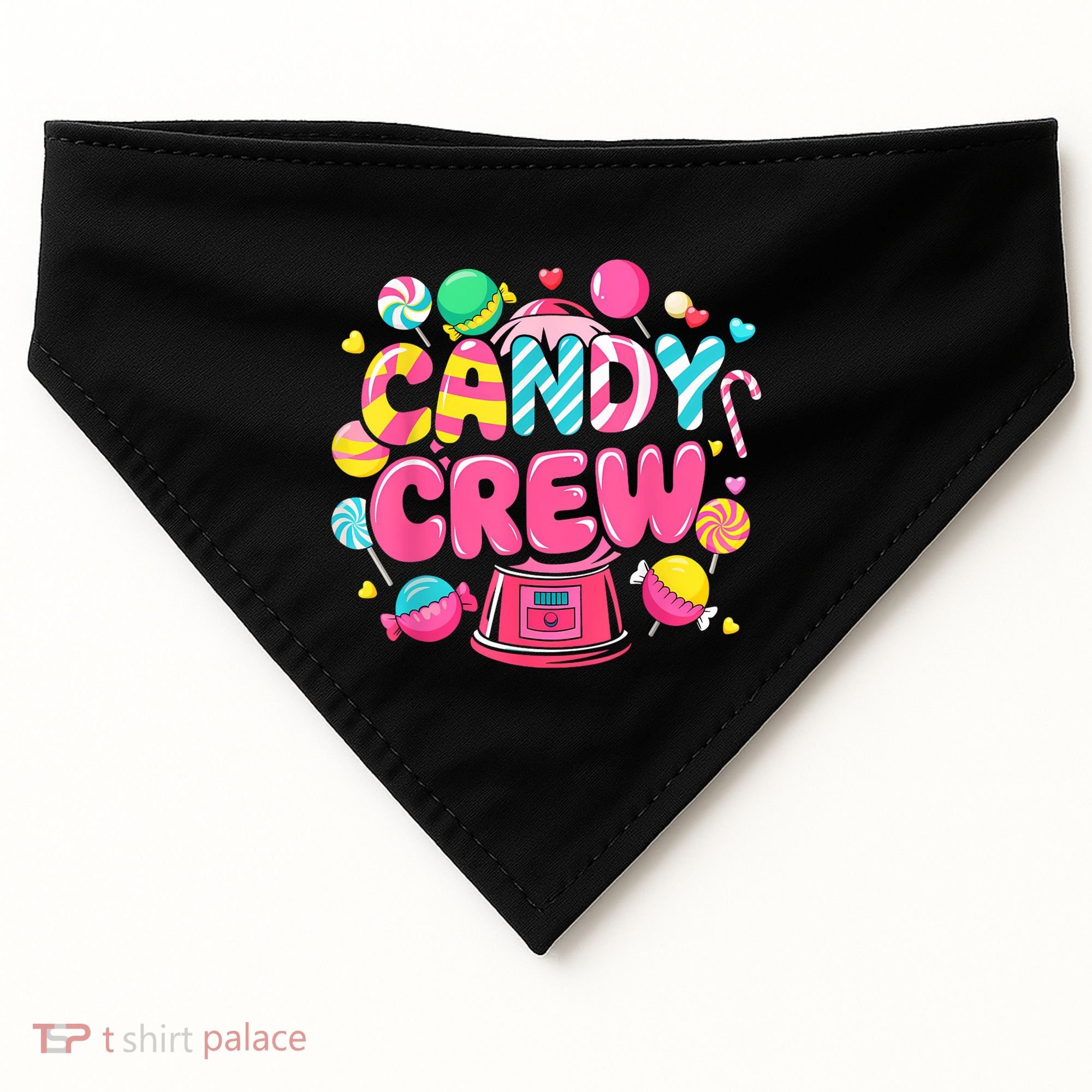 Candy Land Candy Crew Decorations Sweetie Candy Squad Party USA-Made Doggie Bandana