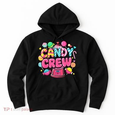 Candy Land Candy Crew Decorations Sweetie Candy Squad Party Hoodie
