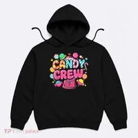 Candy Land Candy Crew Decorations Sweetie Candy Squad Party Hoodie thumb 0