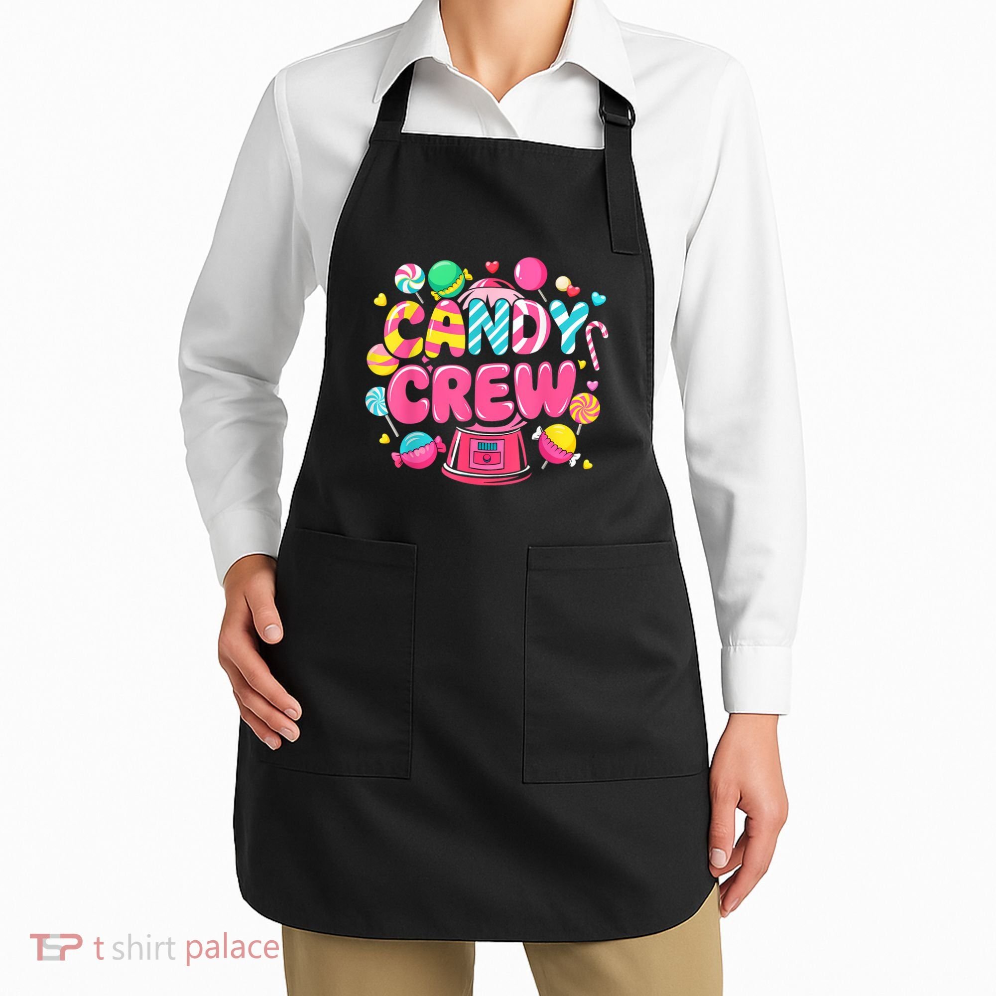 Candy Land Candy Crew Decorations Sweetie Candy Squad Party Apron