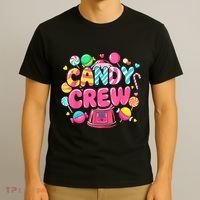 Candy Land Candy Crew Decorations Sweetie Candy Squad Party T-Shirt thumb 3