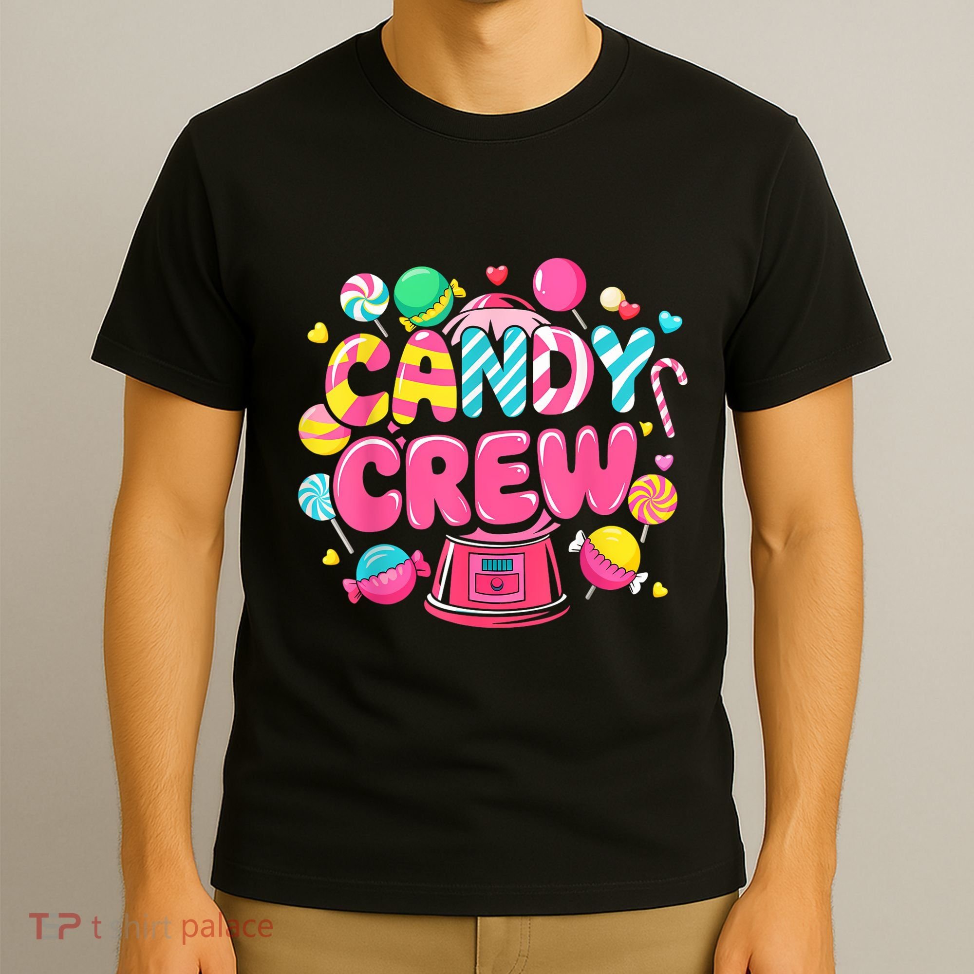 Candy Land Candy Crew Decorations Sweetie Candy Squad Party T-Shirt