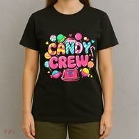 Candy Land Candy Crew Decorations Sweetie Candy Squad Party T-Shirt thumb 4