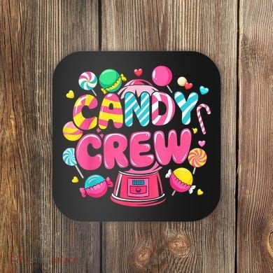 Candy Land Candy Crew Decorations Sweetie Candy Squad Party Coaster