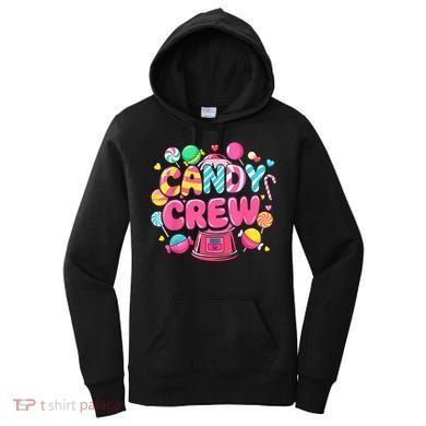 Candy Land Candy Crew Decorations Sweetie Candy Squad Party Women's Hoodie