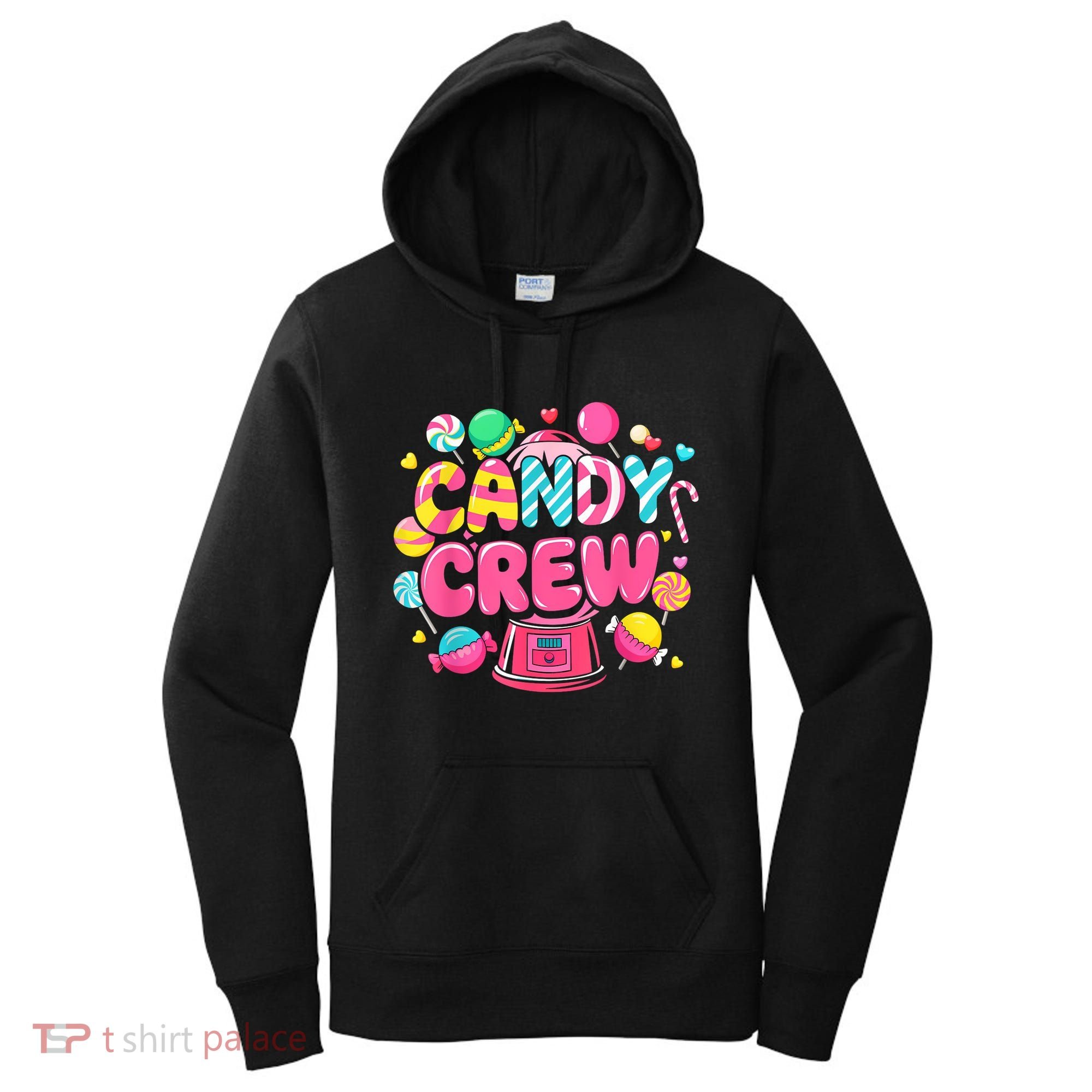 Candy Land Candy Crew Decorations Sweetie Candy Squad Party Women's Hoodie