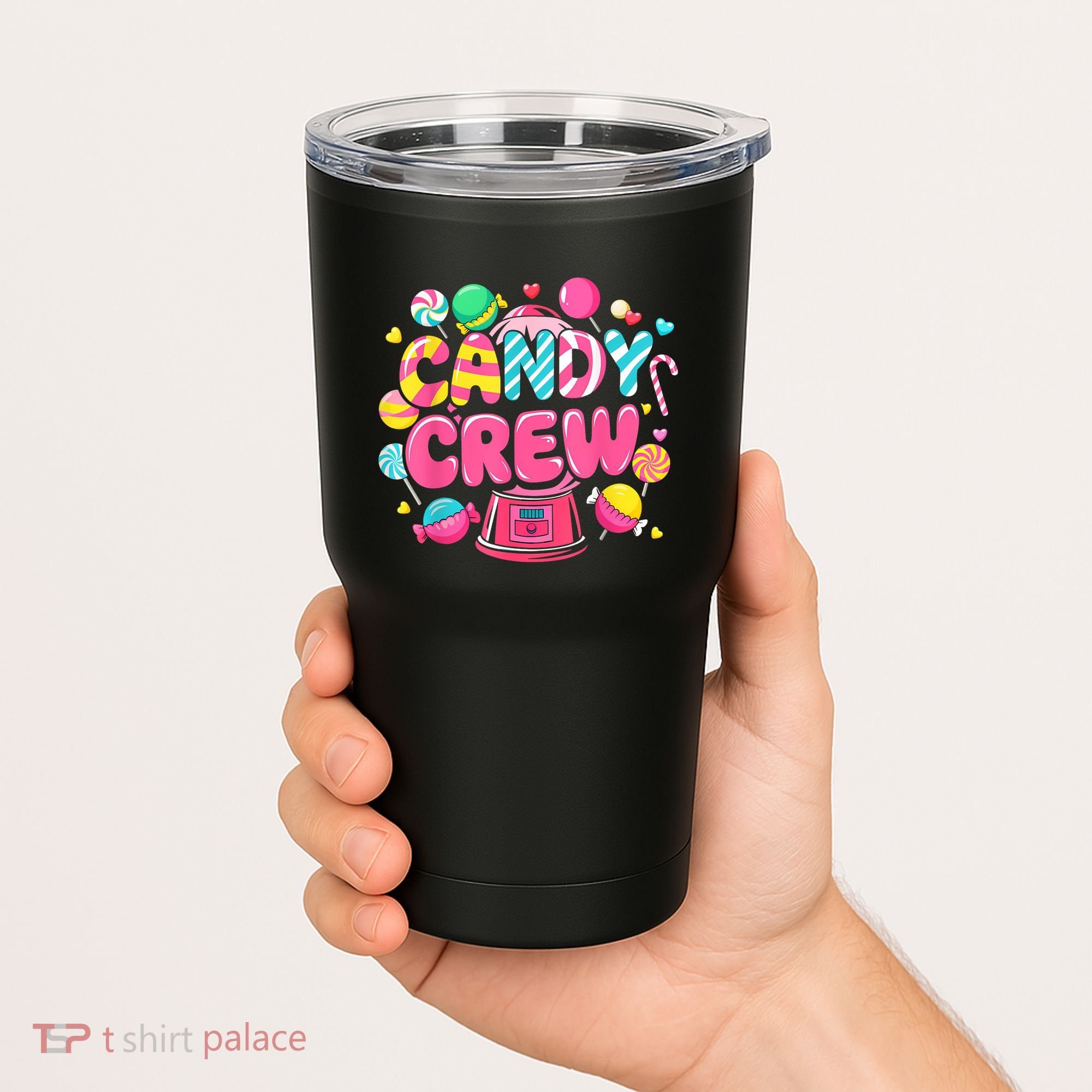 Candy Land Candy Crew Decorations Sweetie Candy Squad Party Tumbler