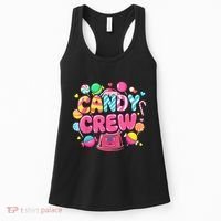 Candy Land Candy Crew Decorations Sweetie Candy Squad Party Women's Tank Top thumb 0