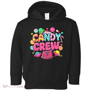 Candy Land Candy Crew Decorations Sweetie Candy Squad Party Toddler Hoodie