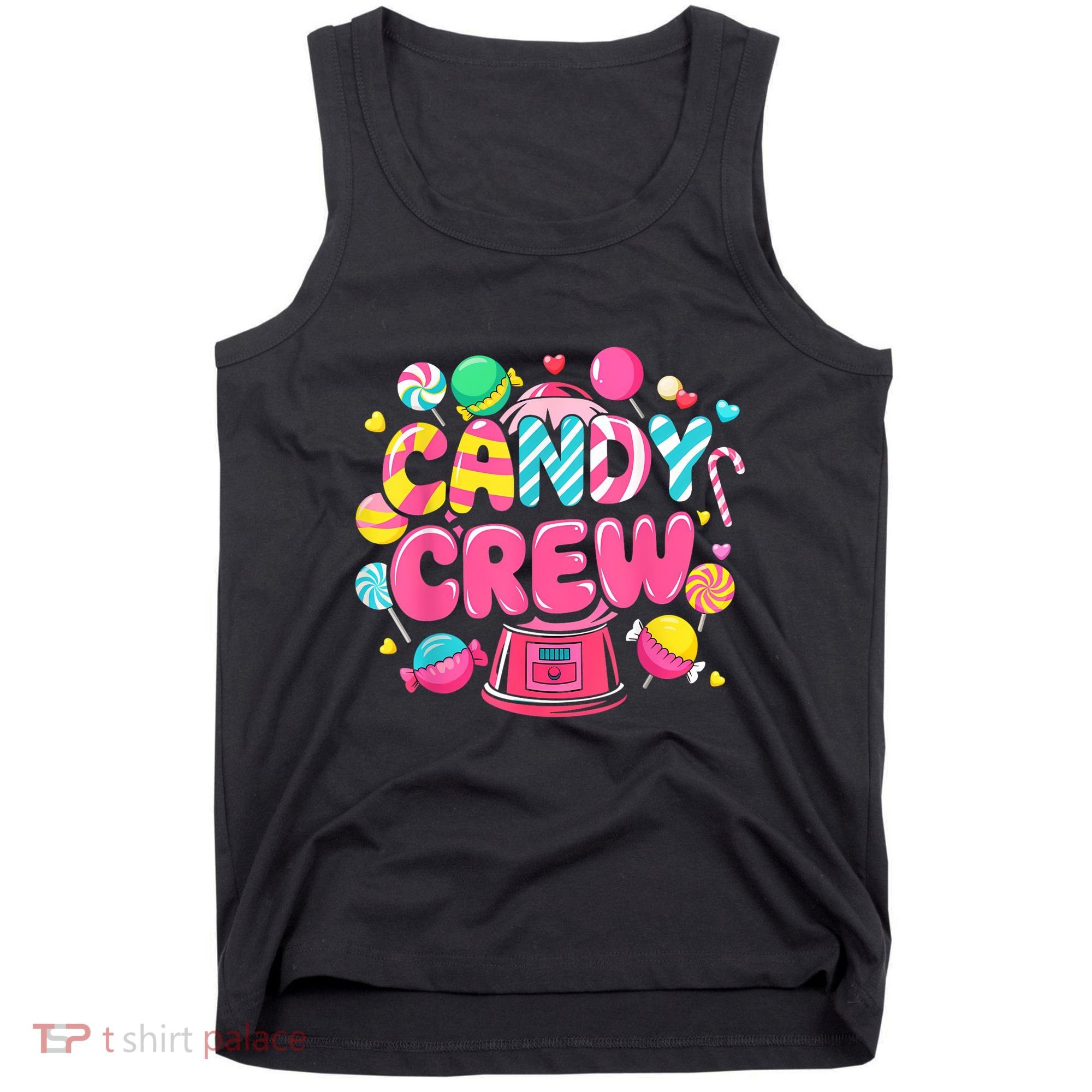 Candy Land Candy Crew Decorations Sweetie Candy Squad Party Tank Top