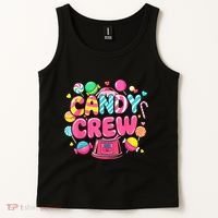 Candy Land Candy Crew Decorations Sweetie Candy Squad Party Tank Top thumb 2