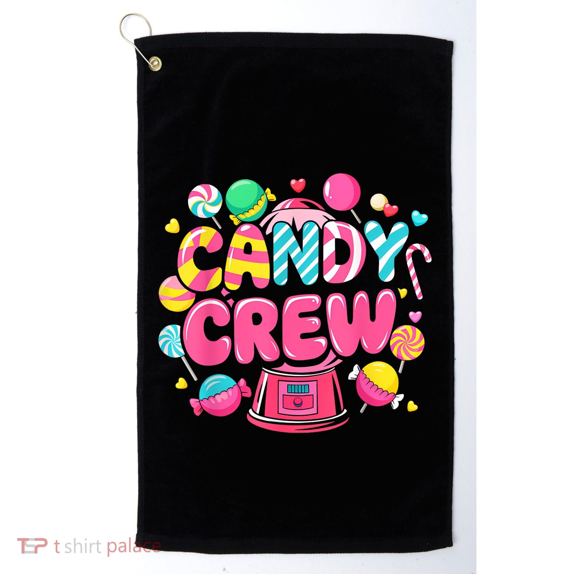 Candy Land Candy Crew Decorations Sweetie Candy Squad Party Golf Towel