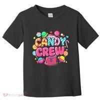 Candy Land Candy Crew Decorations Sweetie Candy Squad Party Toddler T-Shirt thumb 0