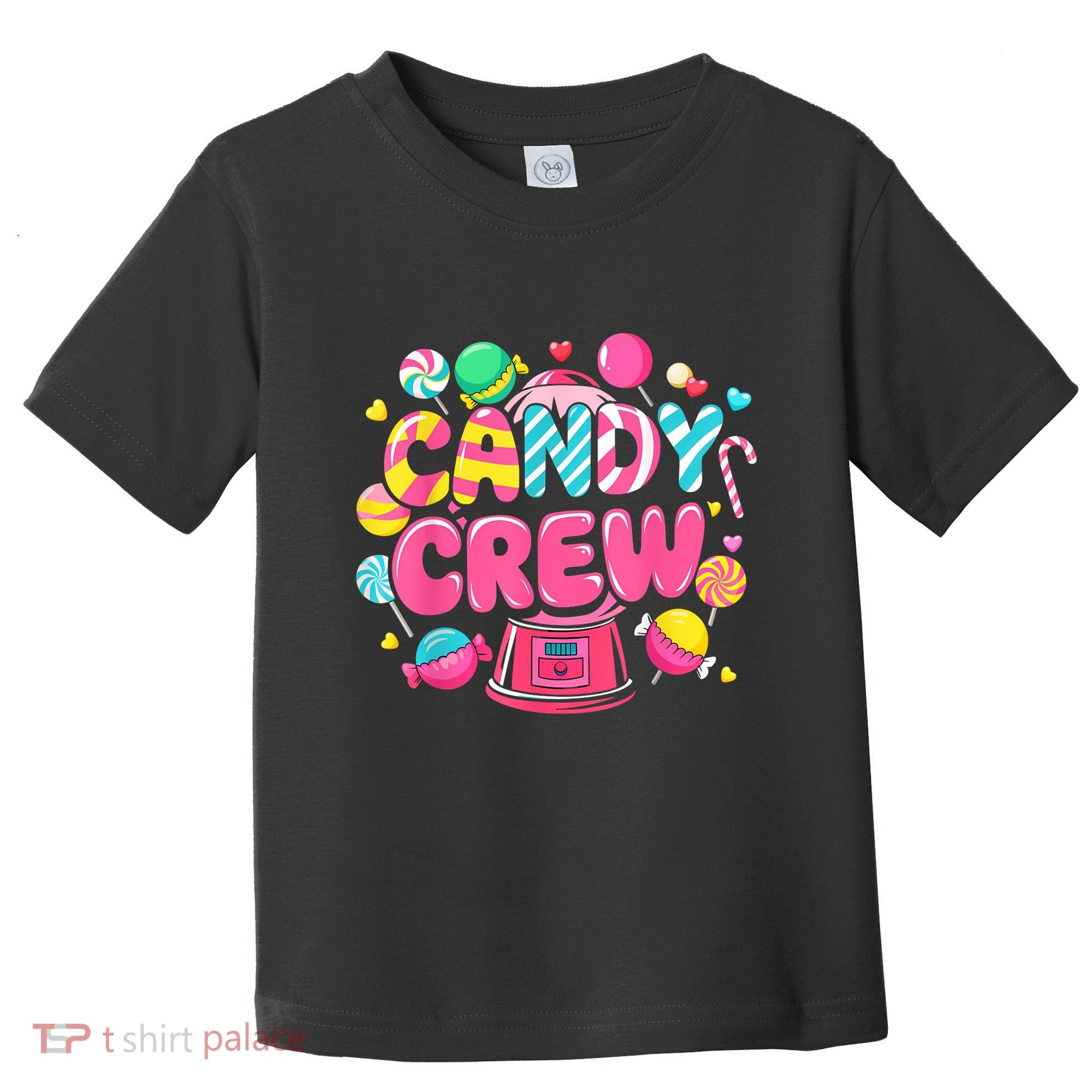 Candy Land Candy Crew Decorations Sweetie Candy Squad Party Toddler T-Shirt