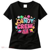 Candy Land Candy Crew Decorations Sweetie Candy Squad Party Women's T-Shirt thumb 0