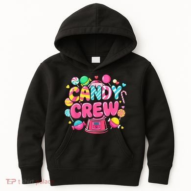 Candy Land Candy Crew Decorations Sweetie Candy Squad Party Kids Hoodie