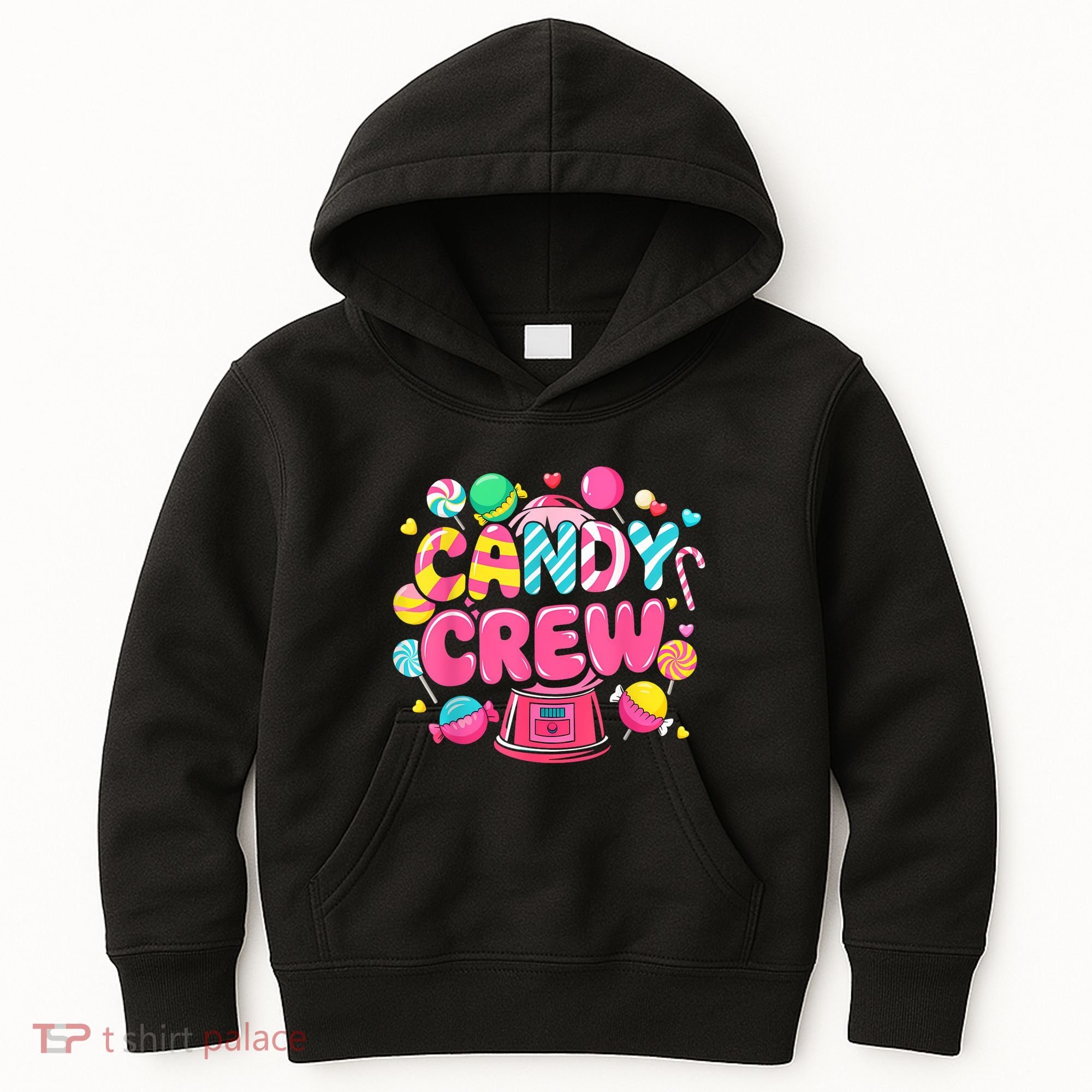 Candy Land Candy Crew Decorations Sweetie Candy Squad Party Kids Hoodie