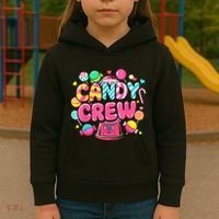 Candy Land Candy Crew Decorations Sweetie Candy Squad Party Kids Hoodie thumb 3