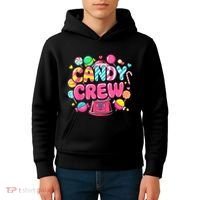 Candy Land Candy Crew Decorations Sweetie Candy Squad Party Kids Hoodie thumb 4