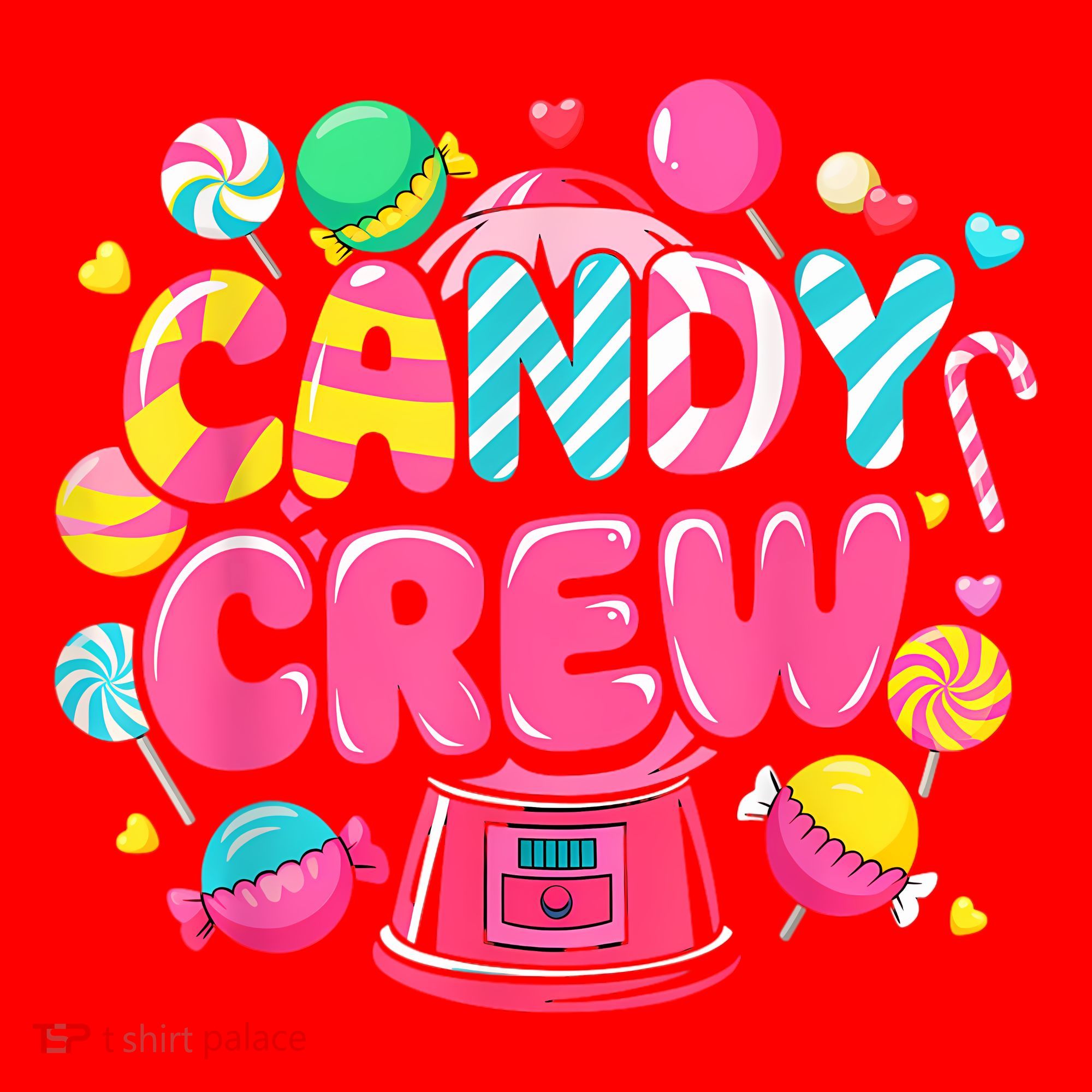 Candy Land Candy Crew Decorations Sweetie Candy Squad Party Santa Hat
