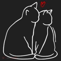 Cat Lover Cute Valentine Women's Sweatshirt thumb 2