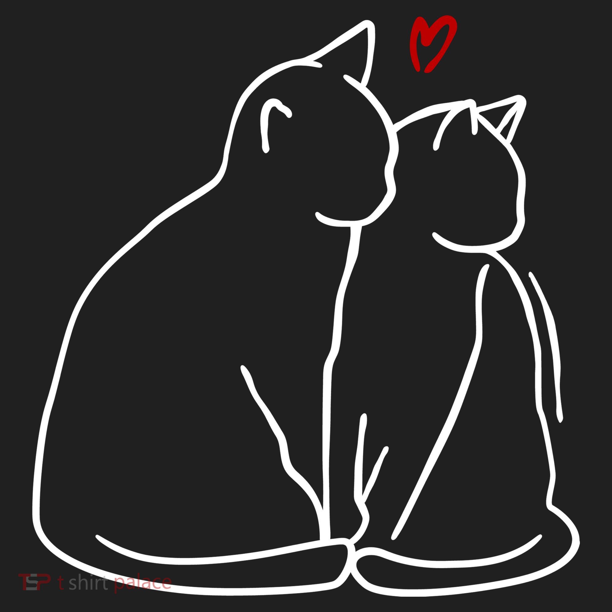 Cat Lover Cute Valentine Women's Sweatshirt