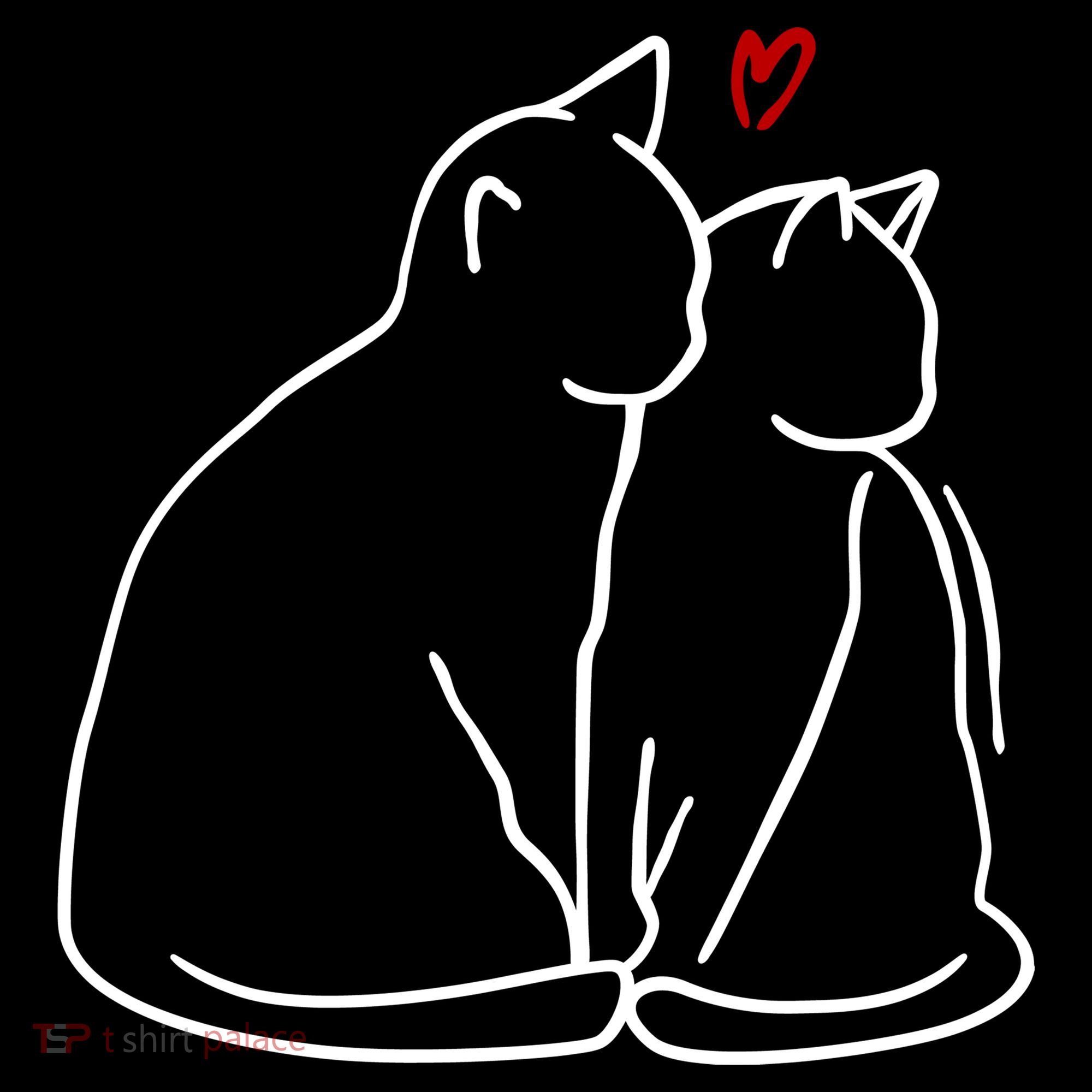 Cat Lover Cute Valentine Tote Bag