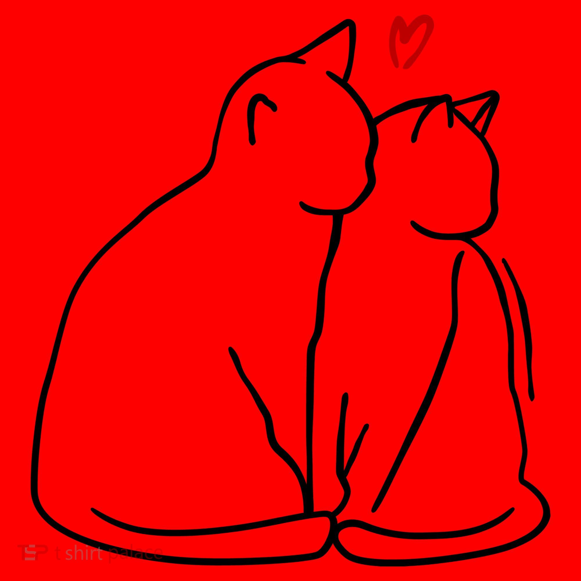 Cat Lover Cute Valentine Santa Hat