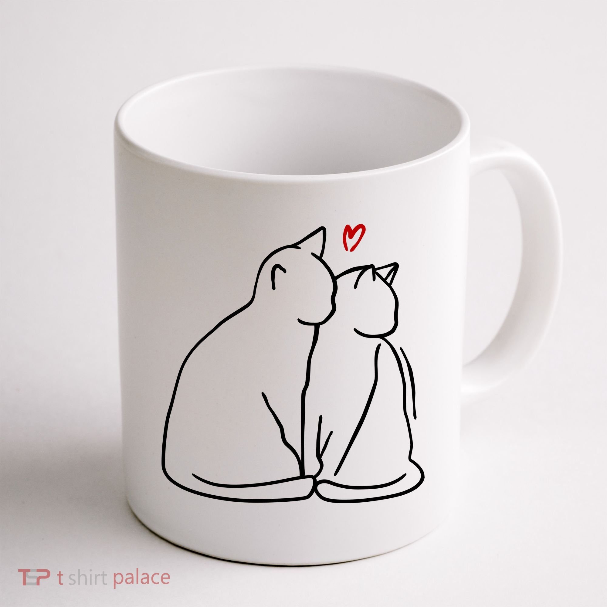 Cat Lover Cute Valentine Coffee Mug
