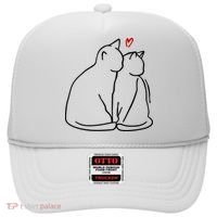 Cat Lover Cute Valentine Hat thumb 0