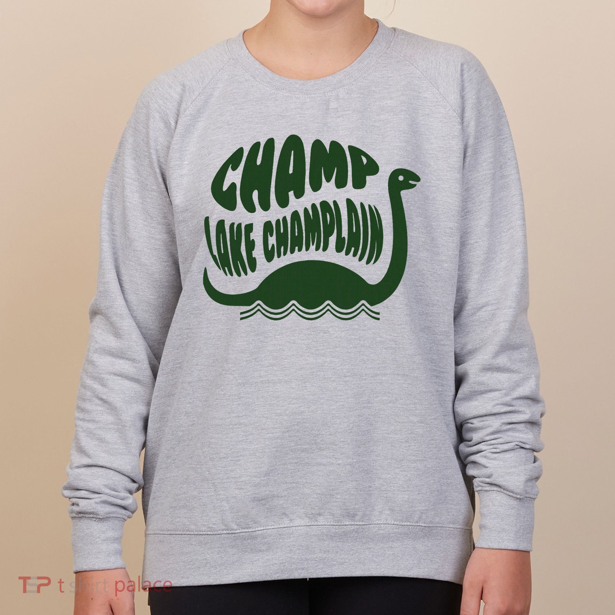 Champ Lake Champlain Monster American Folklore Women's Sweatshirt