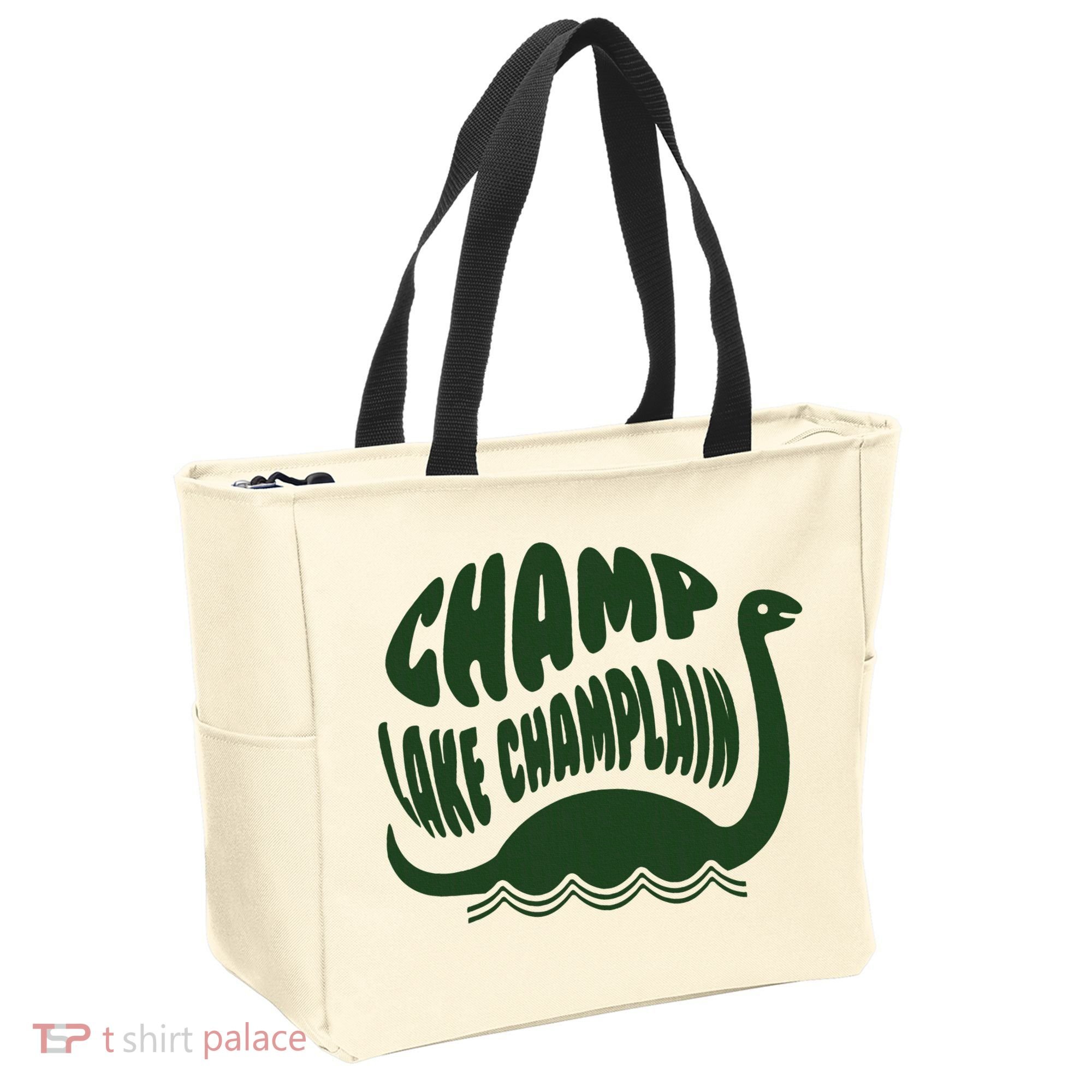 Champ Lake Champlain Monster American Folklore Tote Bag