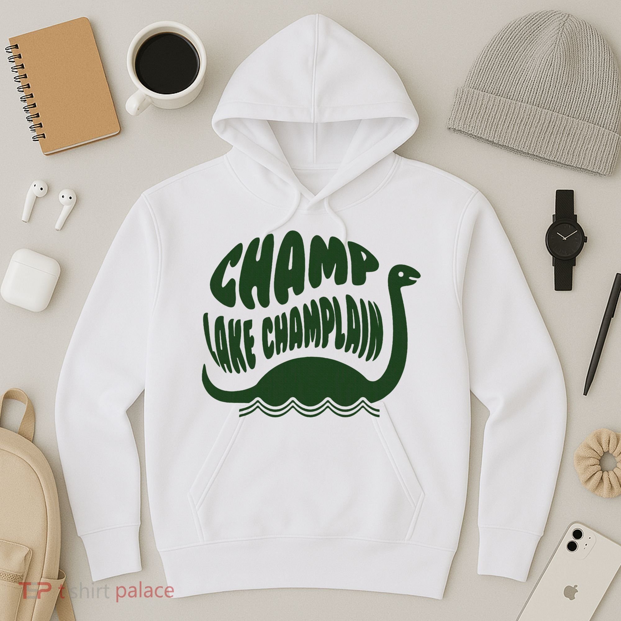 Champ Lake Champlain Monster American Folklore Hoodie