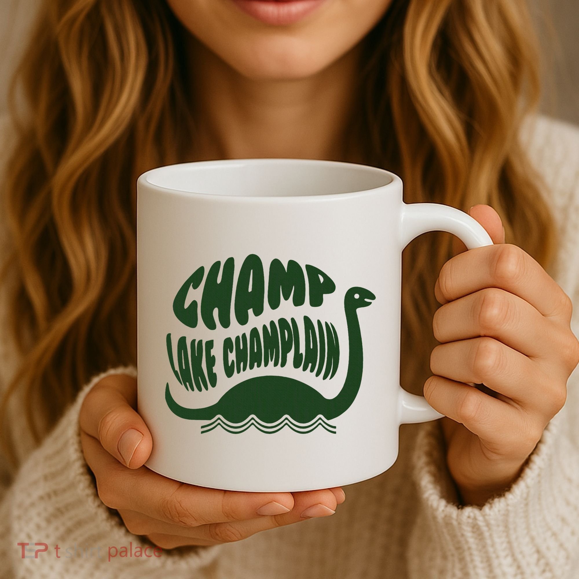 Champ Lake Champlain Monster American Folklore Coffee Mug