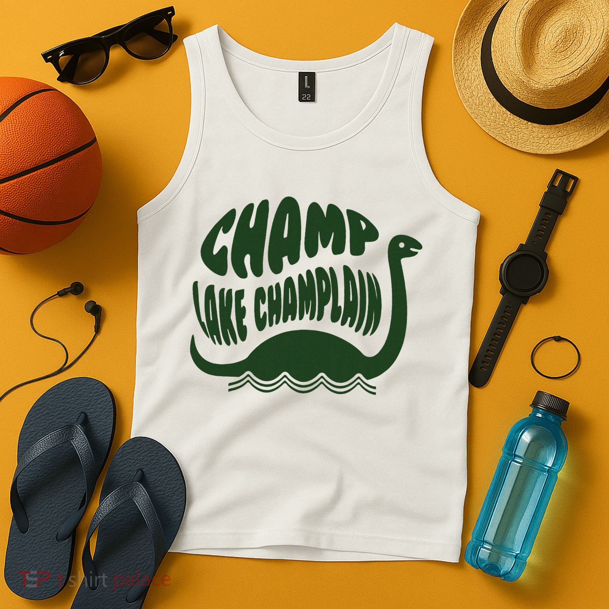 Champ Lake Champlain Monster American Folklore Tank Top