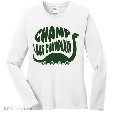 Champ Lake Champlain Monster American Folklore Women's Long Sleeve Shirt