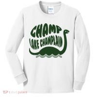Champ Lake Champlain Monster American Folklore Kids Long Sleeve Shirt thumb 0