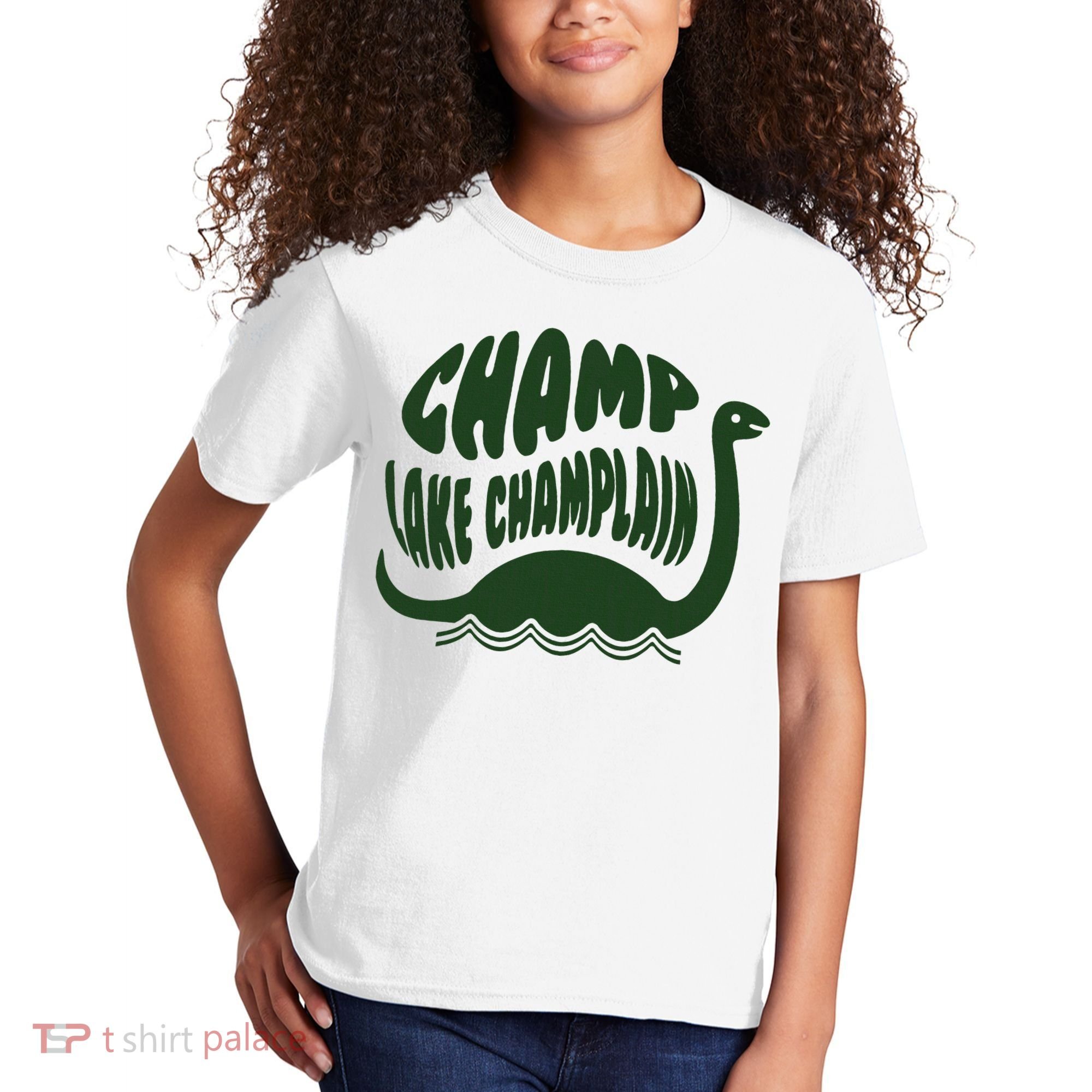 Champ Lake Champlain Monster American Folklore Kids T-Shirt