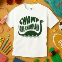 Champ Lake Champlain Monster American Folklore Kids T-Shirt thumb 3