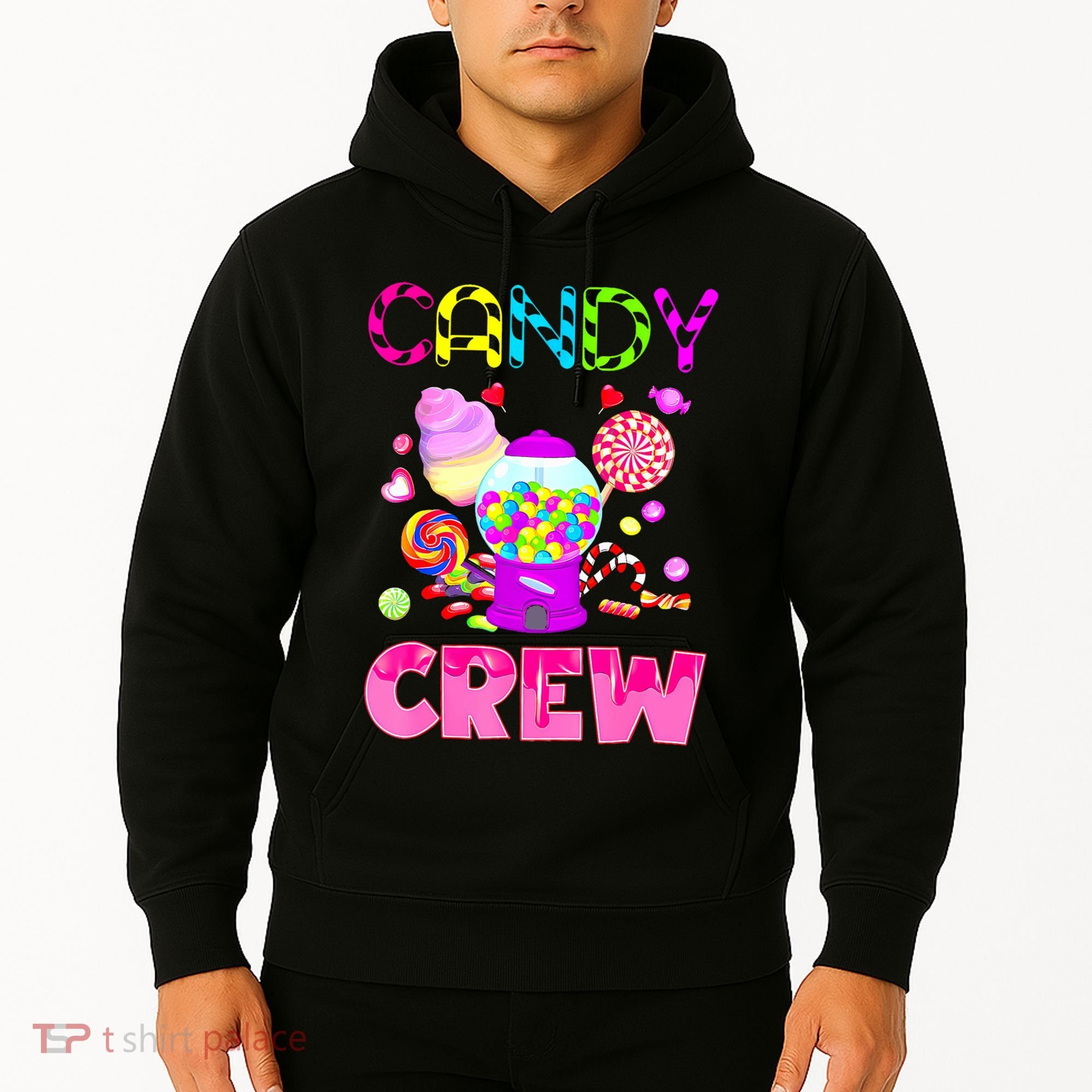 Candy Land Costume Women Candy Crew Sweetie Candy Squad Hoodie