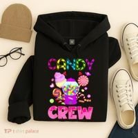 Candy Land Costume Women Candy Crew Sweetie Candy Squad Hoodie thumb 4