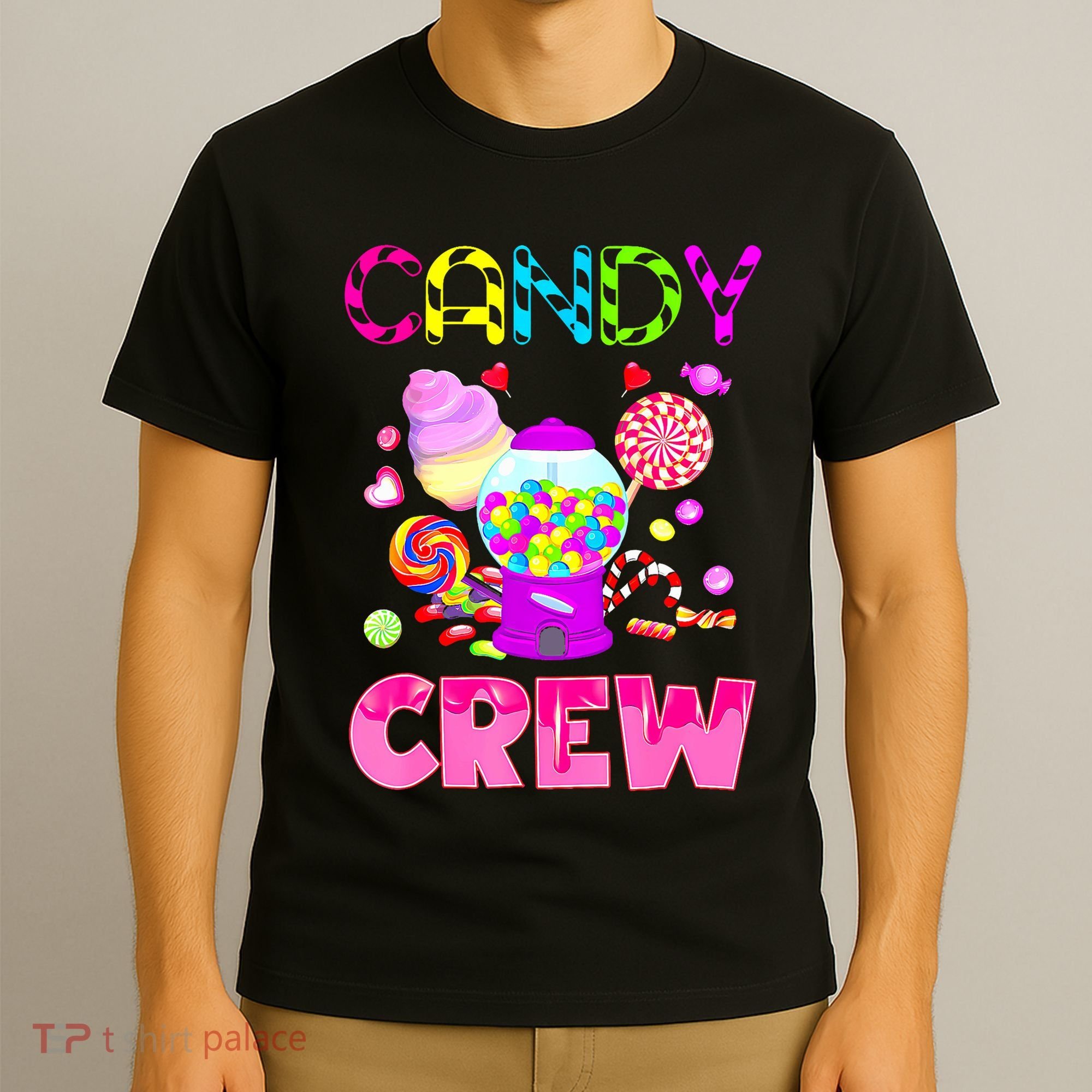 Candy Land Costume Women Candy Crew Sweetie Candy Squad T-Shirt