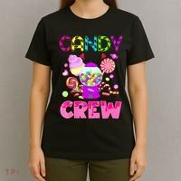 Candy Land Costume Women Candy Crew Sweetie Candy Squad T-Shirt thumb 4