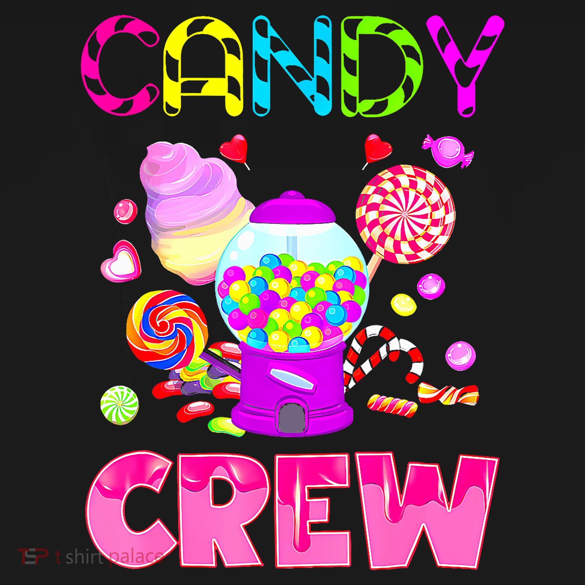 Candy Land Costume Women Candy Crew Sweetie Candy Squad Women's Hoodie