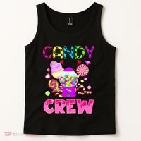 Candy Land Costume Women Candy Crew Sweetie Candy Squad Tank Top thumb 2