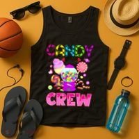 Candy Land Costume Women Candy Crew Sweetie Candy Squad Tank Top thumb 4