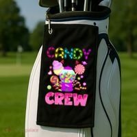 Candy Land Costume Women Candy Crew Sweetie Candy Squad Golf Towel thumb 2