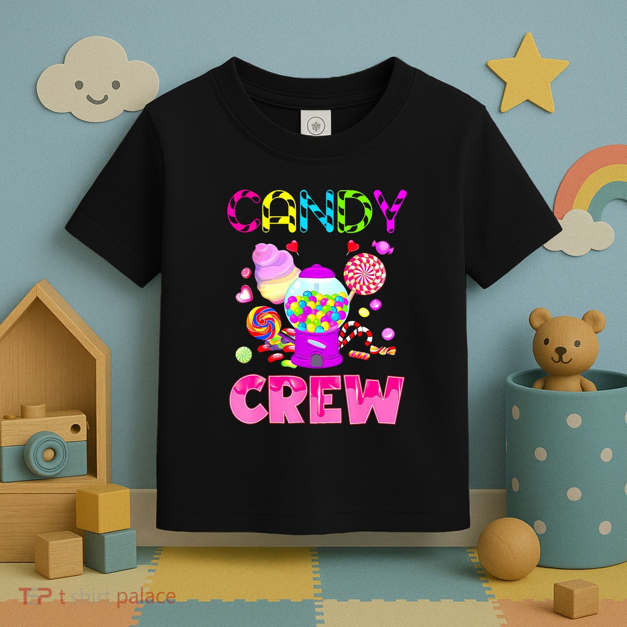 Candy Land Costume Women Candy Crew Sweetie Candy Squad Toddler T-Shirt
