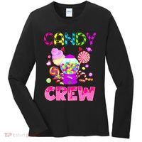 Candy Land Costume Women Candy Crew Sweetie Candy Squad Women's Long Sleeve Shirt thumb 0