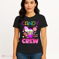 Candy Land Costume Women Candy Crew Sweetie Candy Squad Women's T-Shirt thumb 4